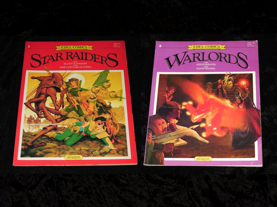 EDEL COMICS 1-2 Star Raiders Warlords Science Fiction Fantasy Set in Altlandsberg