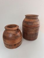 2x Vasen aus Mangoholz | H&M Home Hessen - Seeheim-Jugenheim Vorschau