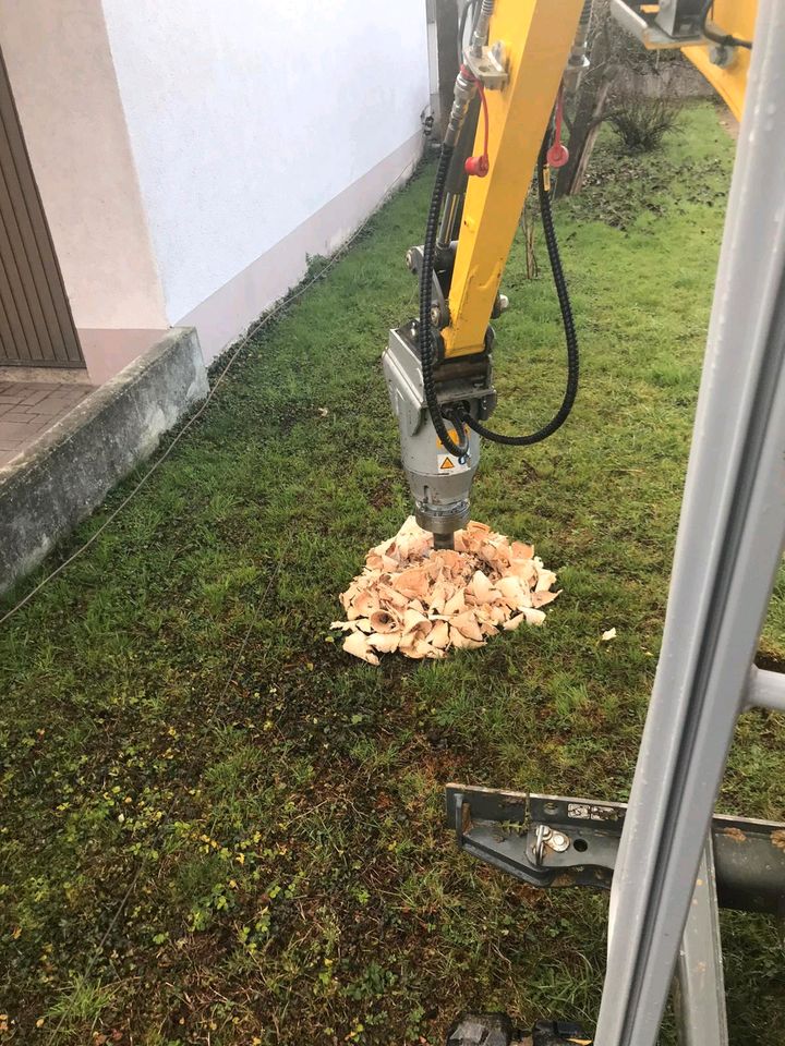 Arbeitsbühnen Minibagger Radlader Häcksler Baumaschinen Vermietung in Gottenheim