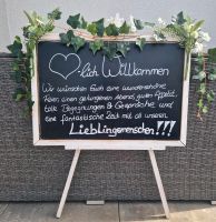 Willkommen Schild Tafel für Hochzeit Geburtstag Taufe Feier Bayern - Pinzberg Vorschau