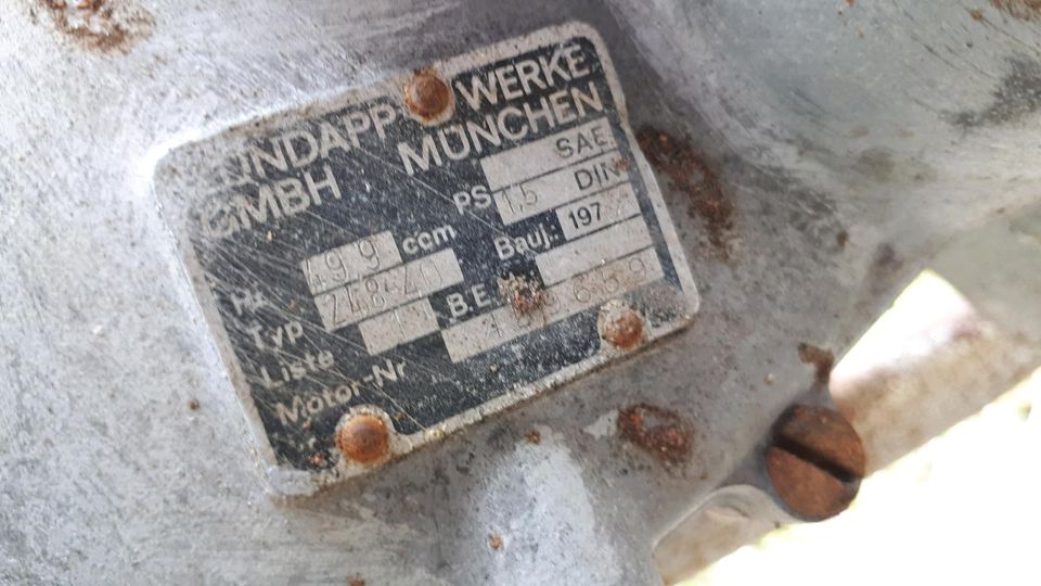 Schlachtfest: Zündapp Moped, Mofa  248 - 40 in Teile in Haßloch