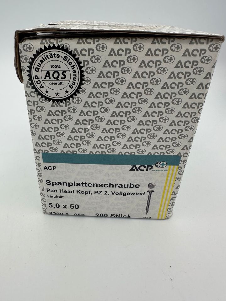 ACP Spanplattenschraube Pan Head Kopf, PZ ø4x40-6x60/ 200stk in Lotte