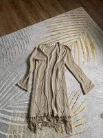 Strickjacke, boho, Long Jacke, Gr.36, beige, Hessen - Einhausen Vorschau