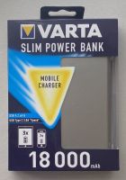 VARTA Slim Power Bank 57967, Aluminium, 18Ah, USB-A, USB-C, NEU Bayern - Nassenfels Vorschau