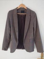 karierter Blazer mit Ellbogenpatches, Gr. 36 Leipzig - Sellerhausen-Stünz Vorschau