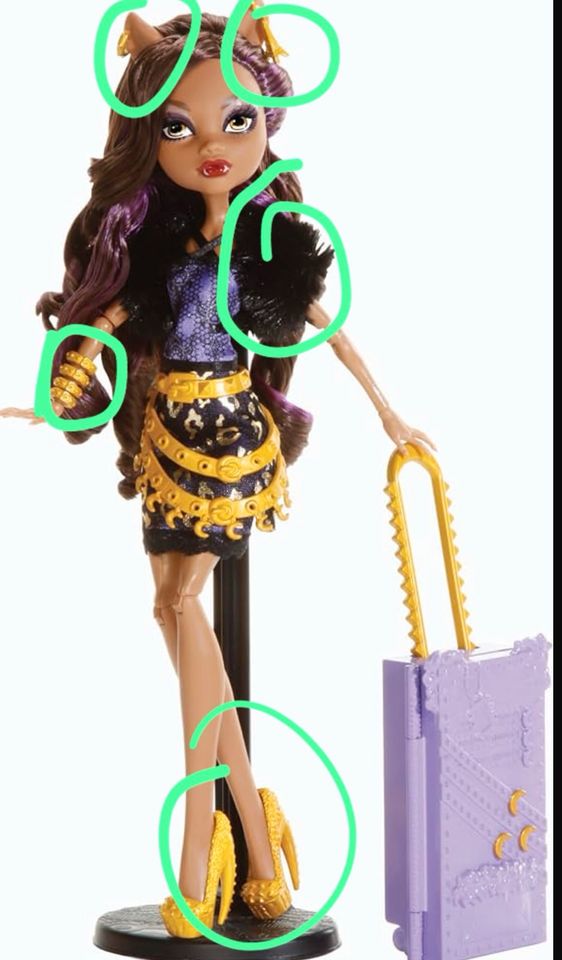 Ich suche clawdeen Wolf Monster high Zubehör in Sulzbach (Saar)