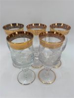 * 5x GLÄSER MURANO GLAS MEDICI GOLDRAND GRAVUR WEIN Berlin - Charlottenburg Vorschau