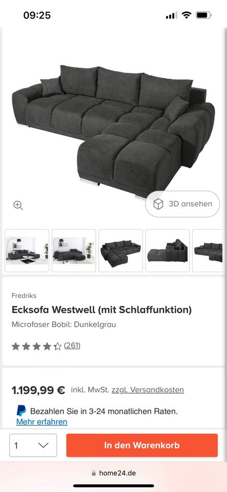 Couch zu verkaufen mit Schlaffunktion in Köln