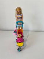 Barbie mit stylisch Kinderwagen, Haustieren und Zubehör – wie neu Bayern - Heroldsberg Vorschau