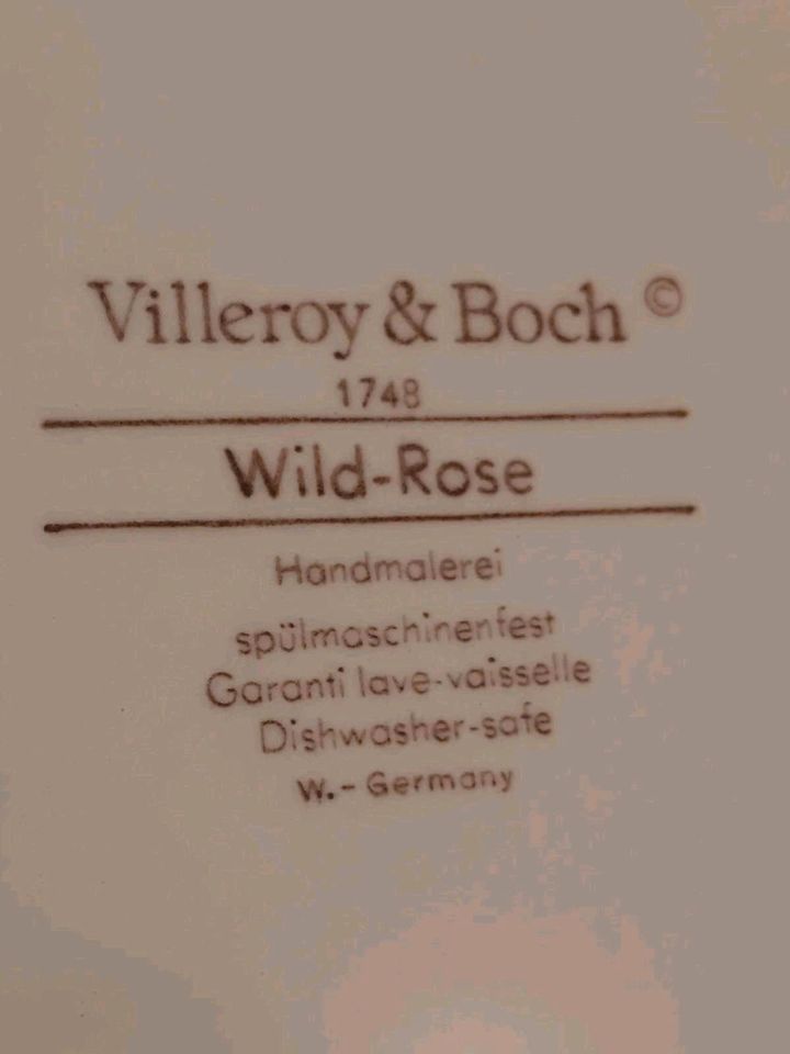 Villeroy & Boch -Wildrose - 6 Frühstücksbretter in Ludwigshafen