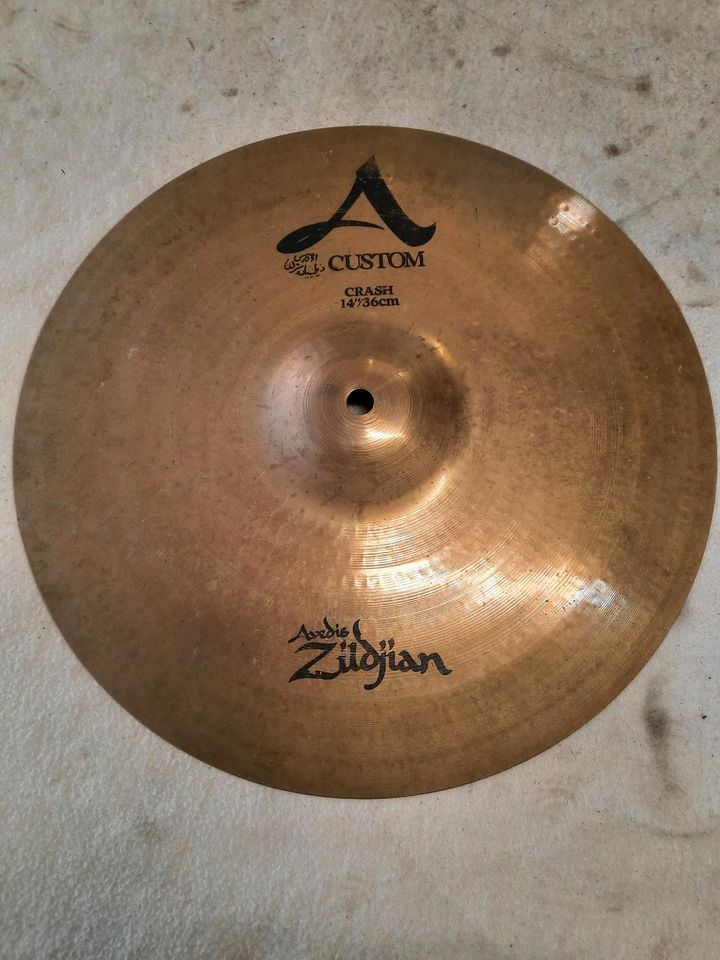 Zildjian Avedis Custom 14" Crash Becken Crashbecken Schlagzeug in Haigerloch