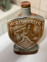 Realität, alte Keramik, Whisky Flasche Fußball-WM 1974 Bayern - Kötz Vorschau