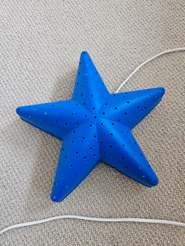 Wandlampe Stern blau * Ikea Smila Stjärna in Wildeck