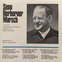 Zur Fußball-EM: 7"-Schallplatte Sepp Herberger Marsch Bayern - Kirchham Vorschau