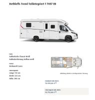 Dethleffs Trend T 7057 EB Wohnmobil Bayern - Geretsried Vorschau