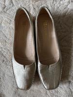 Halbschuh  Slipper Gr. 40 Leder Gold Party festlich Dresden - Leuben Vorschau