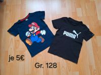 Junge Gr. 128 | Shirt Kurzarm | Super Mario | Puma Niedersachsen - Tostedt Vorschau
