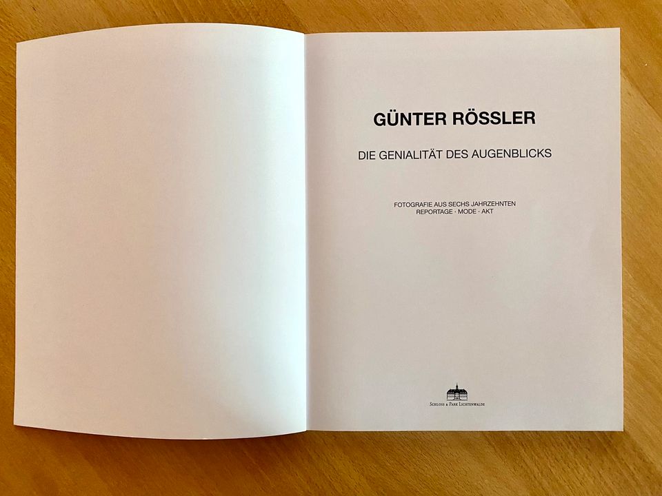 Fotobuch Günther Rössler Die Genialität des Augenblicks in Trebsen