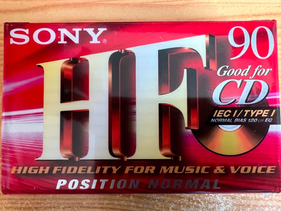 SONY C-90 HFC Audio Kassette Hifi MC (Originalverpackt versiegelt in Frankfurt am Main