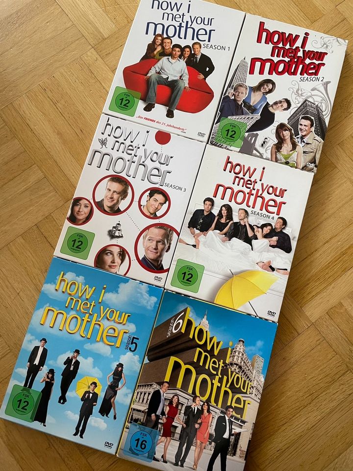 DVDs How I Met Your Mother, Staffel 1 2 3 4 5 6, Serie Season DVD in München