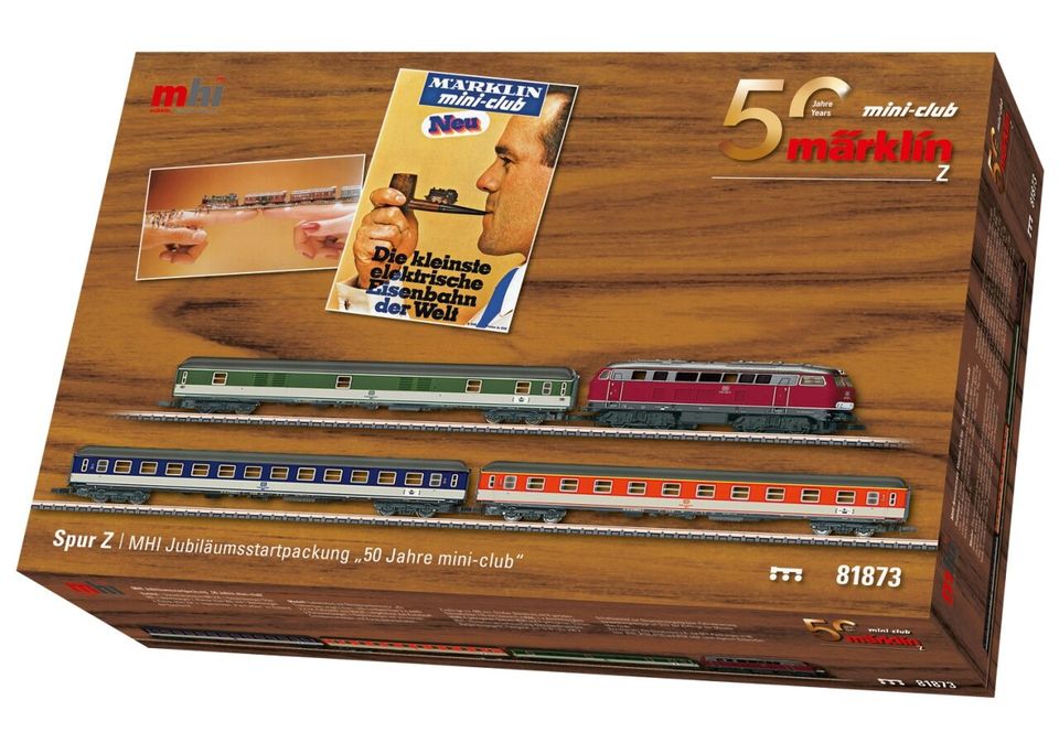 MÄRKLIN 81873 Z MHI Jubiläumsstartpackung "50 Jahre mini-club" in Bühl