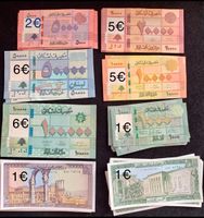 8 Verschiedene Banknoten aus Libanon Hessen - Dillenburg Vorschau