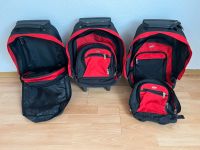 3 Umbro Kinder Trolleys mit abnehmbarem Rucksack in schwarz/rot Saarland - Saarwellingen Vorschau