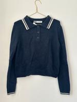 NEU* ZARA Polo Shirt aus Strick blau weiß Berlin - Tempelhof Vorschau