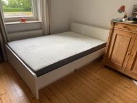 Bett Ikea Askvoll weiß 140 x 200 cm mit Lattenrost und Matratze Bonn - Dottendorf Vorschau