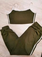 SHEIN Set Cropped Top und Jogger khaki beige Gr.M Bayern - Ebermannstadt Vorschau