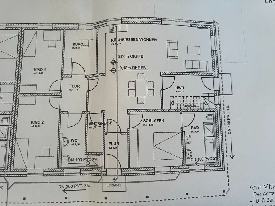 Doppelhaushälfte zur Miete in Satrup Bj 2014 135 qm in Satrup