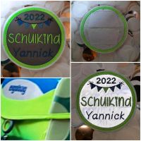 KLETTIE☆SCHULTASCHE☆handmade☆ergobag☆REFLEKTOR☆NAME☆NEONGRÜN☆BLAU Bayern - Würzburg Vorschau