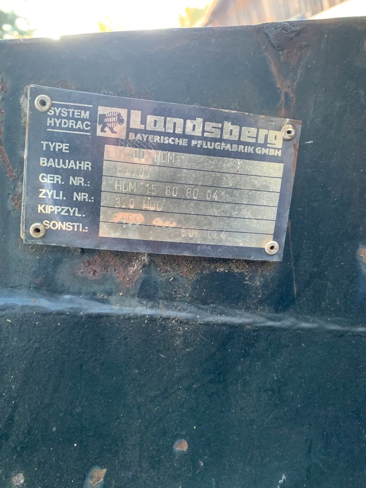 Landsberg Frontlader inkl. Konsolen in Sinsheim