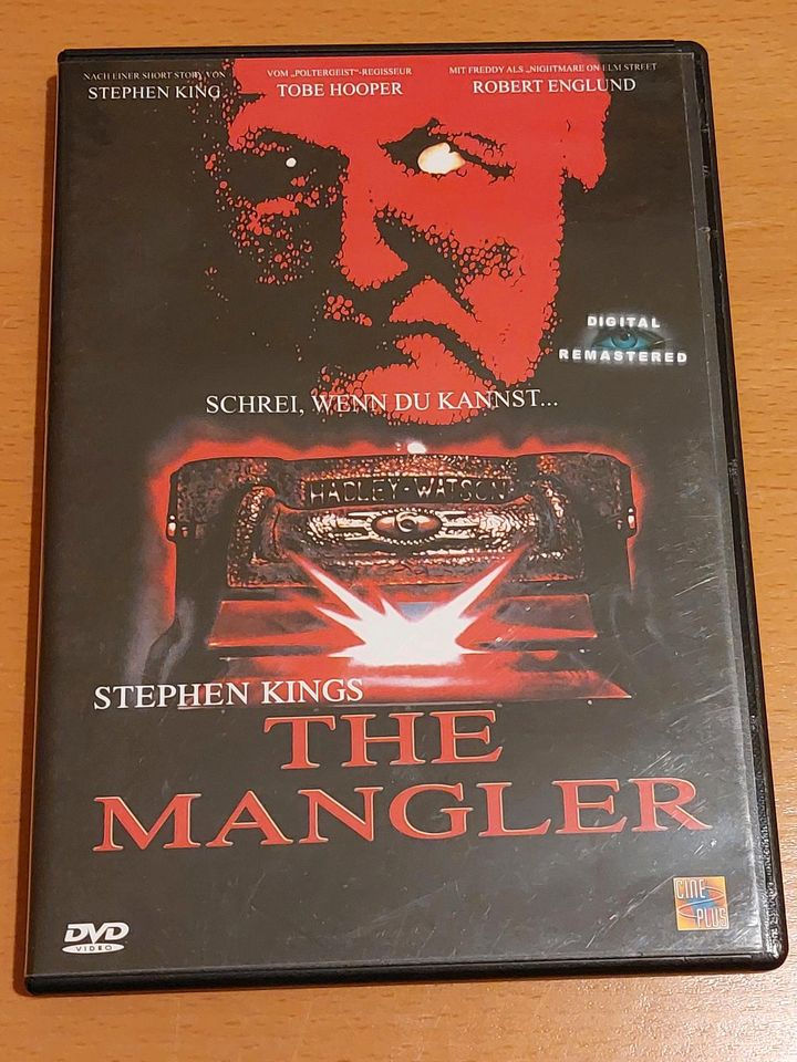 The Mangler / Stephen King/ DVD/ Film in Radeberg