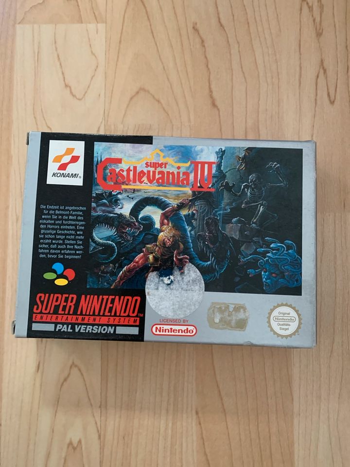 Super Nintendo super Castlevania IV im Originalkarton OVP in Reichelsheim (Odenwald)