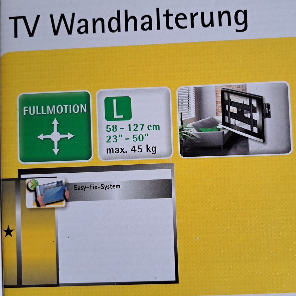 TV Wandhalterung (bis 45 kg) in Hilders