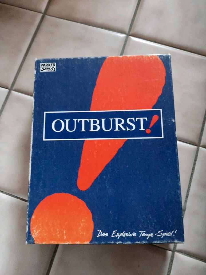 Outburst Brettspiel Gesellschaftsspiel 1993 Vintage in Pattensen