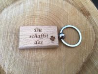 „Mutmachender-Schlüsselanhänger“ aus Holz nachhaltig und leicht Niedersachsen - Nörten-Hardenberg Vorschau