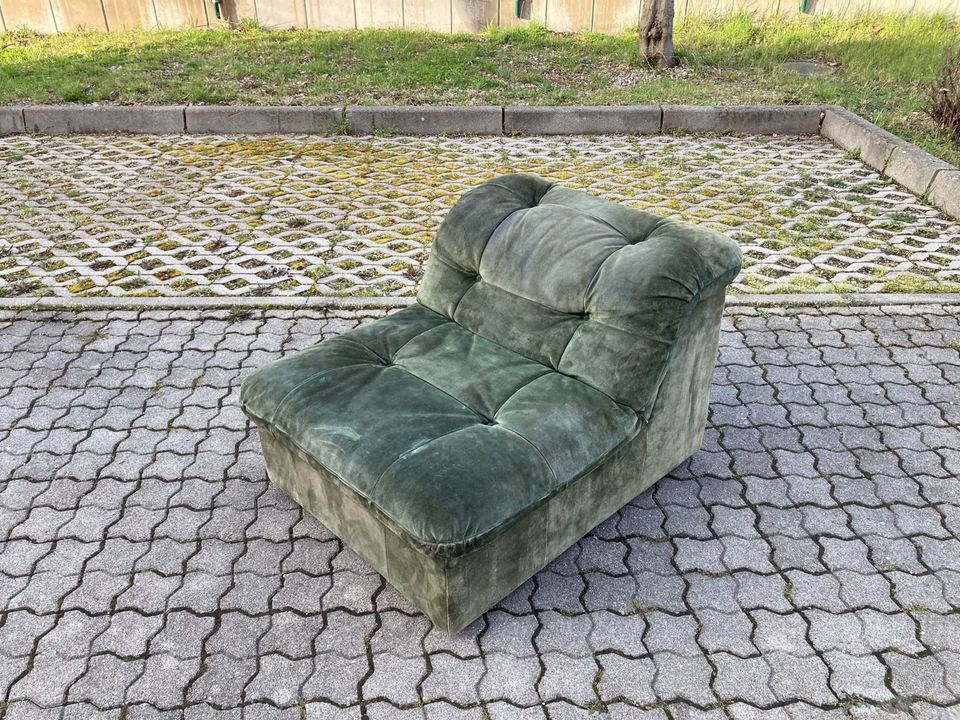 WK Möbel Vintage Modular Ledersofa Wohnlandschaft Cor Ära 70er in München