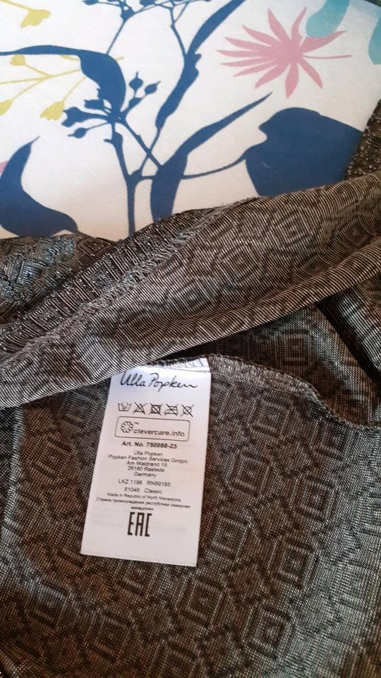 Ulla Popken❤Shirt 46/48 sehr festlich/edel braun Glitzer wNeu❤ in Kölleda