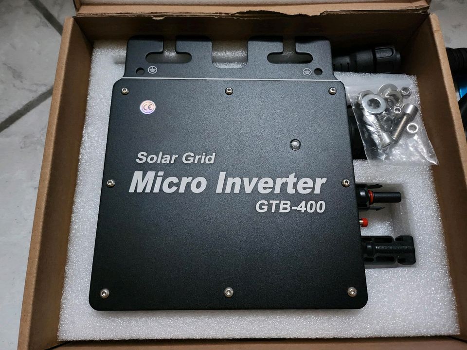 Micro-Inverter GTB-400 Wechselrichter Balkonkraftwerk 400W Neu in