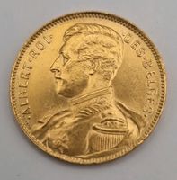 20 Francs Belgien König Albert I. Goldmünze Baden-Württemberg - Horb am Neckar Vorschau