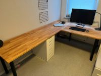 Schreibtisch, Ecktisch, L-Tisch, Eichen Holzplatte Nordrhein-Westfalen - Marsberg Vorschau