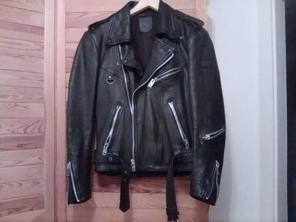 Biker / Custom Lederjacke von Polo im Top Zustand, Größe 48 in Hofheim am Taunus