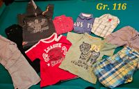 Jungs Markenpaket gr. 116 - 10 Teile  Hosen, Hemden  und Shirts Sachsen - Breitenbrunn Vorschau