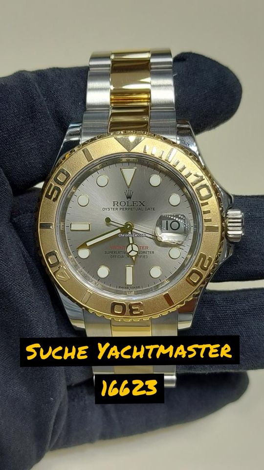 SUCHE!! Yacht-master Rolex Uhr  40 Stahl Gold 16623 Yachtmaster in Düsseldorf