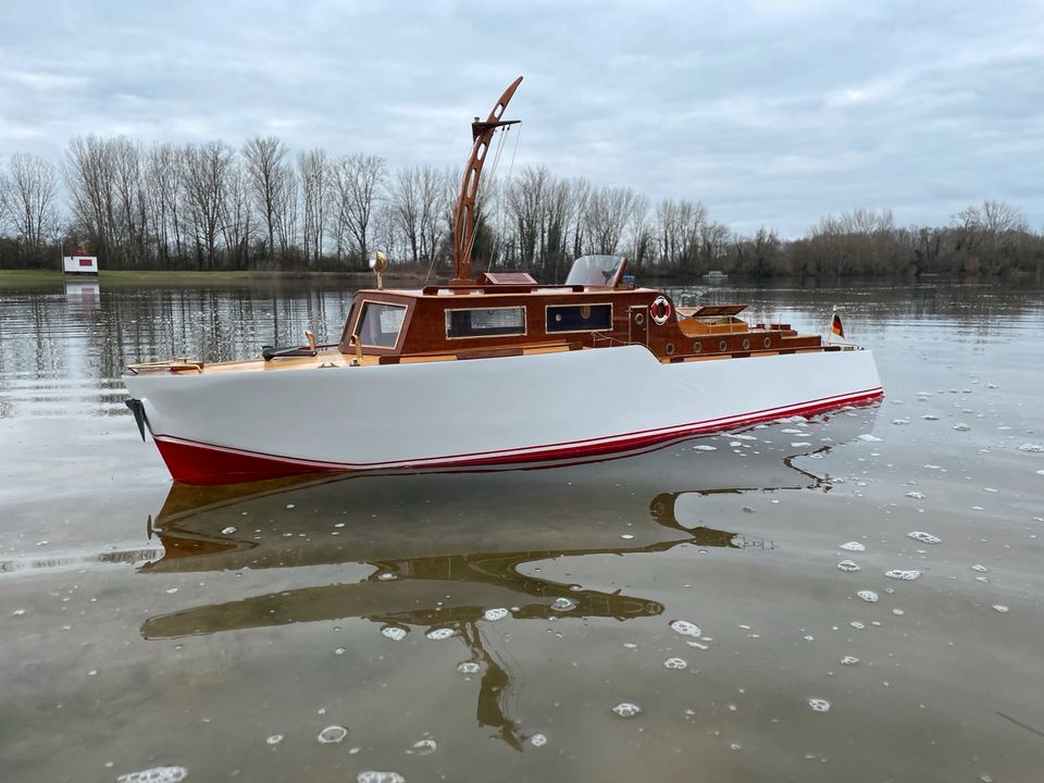 VEDETTE SMB Yacht Modellboot Schiff RC Krick Aeronaut in Biebesheim