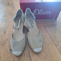 NEU S. Oliver Espadrilles gold Keilsbsatz Gr 40 Bayern - Baldham Vorschau