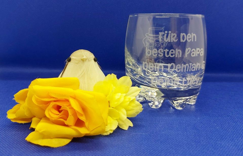 Whiskyglas personalisiert Gravur♥️ Geschenk♥️ Vatertag♥️ Gravur in Stollberg