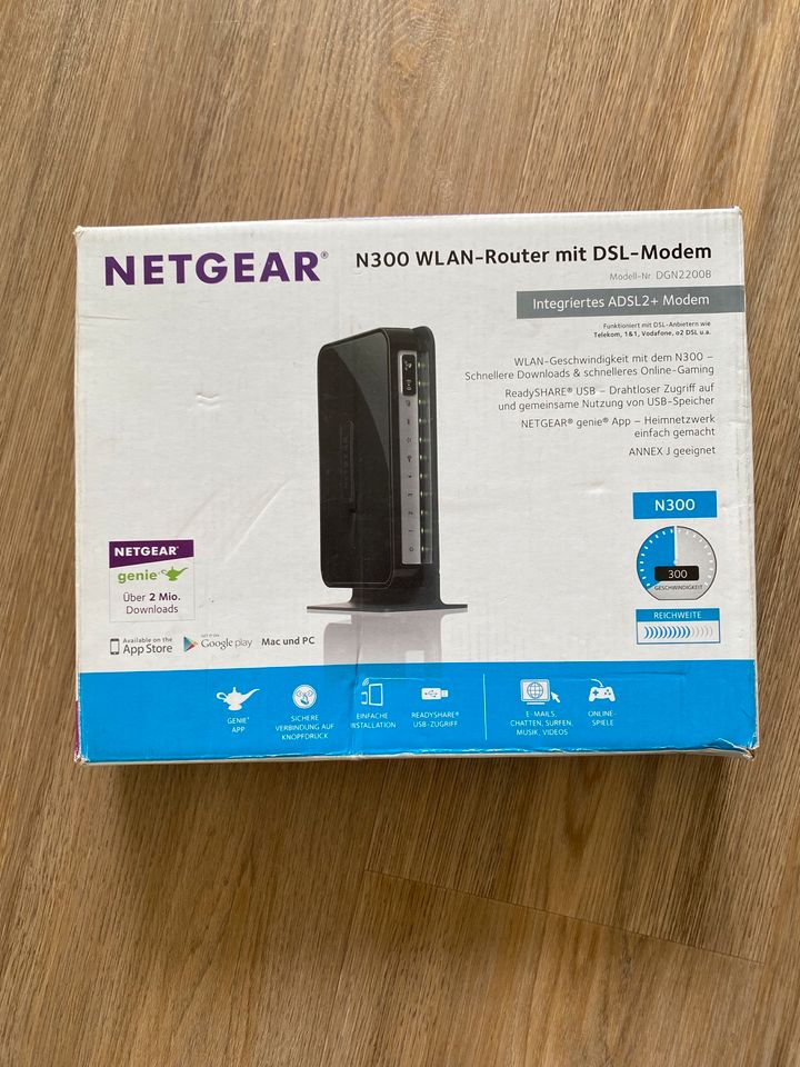 Netgear N300 Wlan Router mit DSL-Modem in Köln